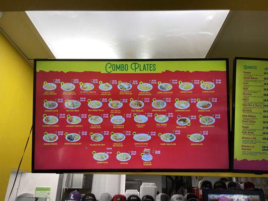 Combo Plate Menu