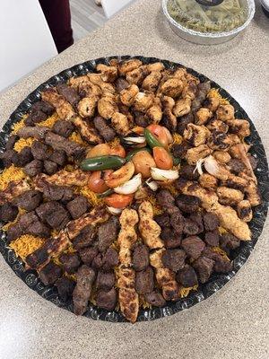 Mixed platter, 15 people