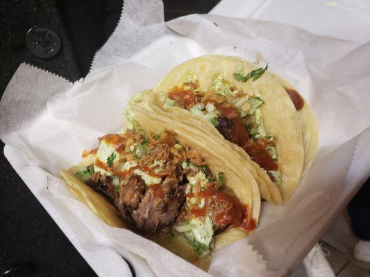 Brisket tacos