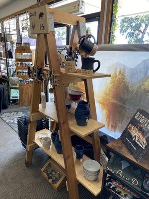 Pottery and Yosemite housewares for sale at Something Special