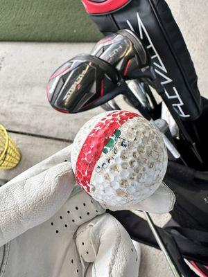 Dirty - Worn Out Range Balls that look 20 years old