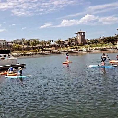 Summer Paddleboard Camp YMCA, Channel Island Harbor, Seabridge Marina, Standup paddle board rentals for kids,  kids paddle board lessons