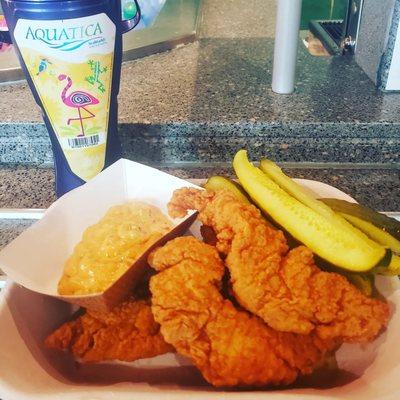 Chicken Tenders were solid with this awesome Cajun Mayo Dipping Sauce w/ Refillable Souvenir Cup!