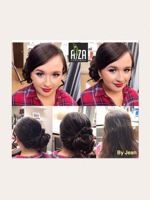 We also do updos for parties and weddings.  (803)781-7888