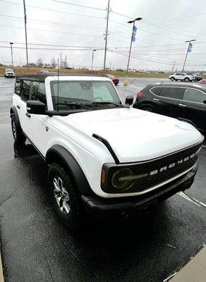 At the dealership ready for pickup