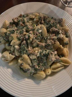 Pasta Con Verdura with Sausage