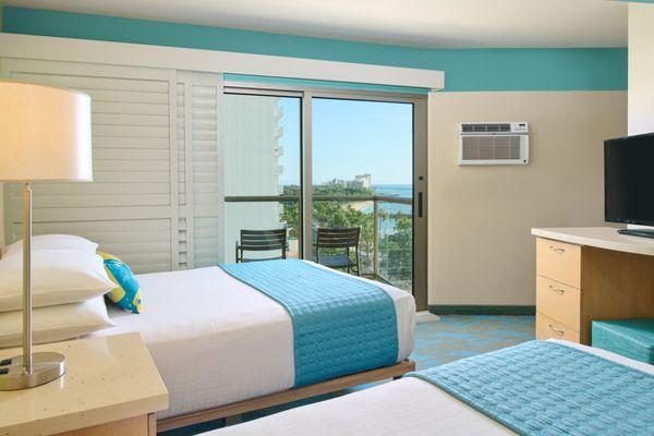 Aston Waikiki Circle Hotel - Ocean View Bedroom