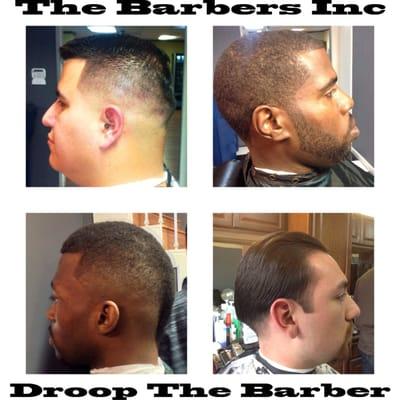 Mid Fade #5 on top, #1cut and beard trim with lineup, Mohawk and, Top scissor cut with back and side taper.