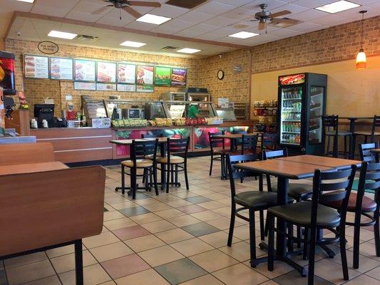 Counter and Dining Area