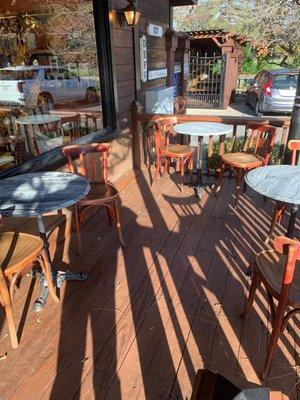 Outdoor seating