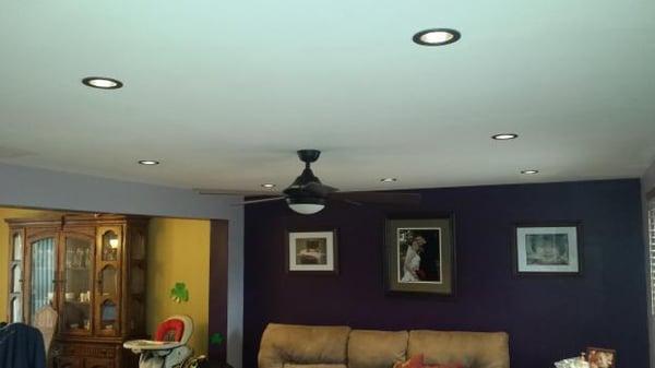 Recessed Lights with Fan