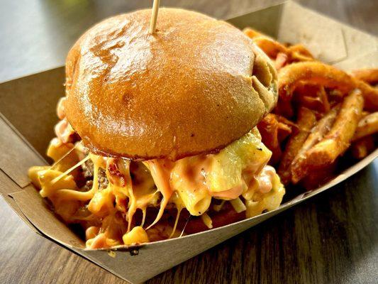 Mac and Cheese Burger