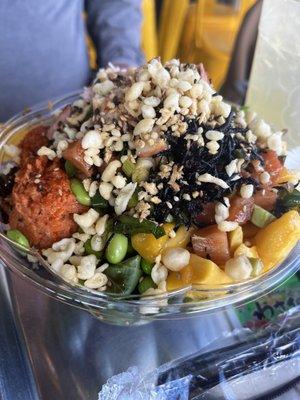 Large Poke - the Mr's.  Spicy items