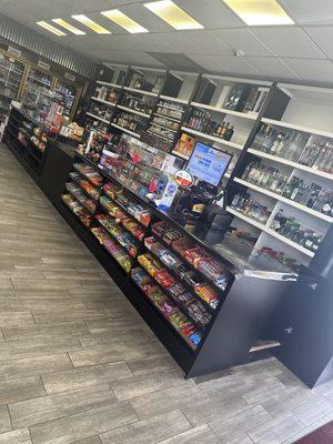 Come check out our new counters  and our bigger snacks variety.