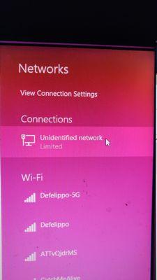 Broken - unidentified network