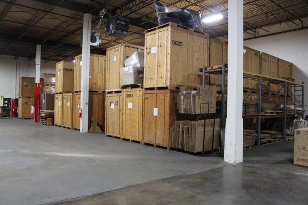 Need Storage?  No Problem, Our heated warehousing facility we keep your items warm all winter long!