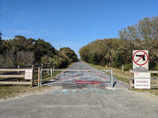 Walkway to the lighthouse view