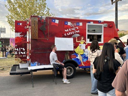 Noemi's food truck at the Kilby Block Party