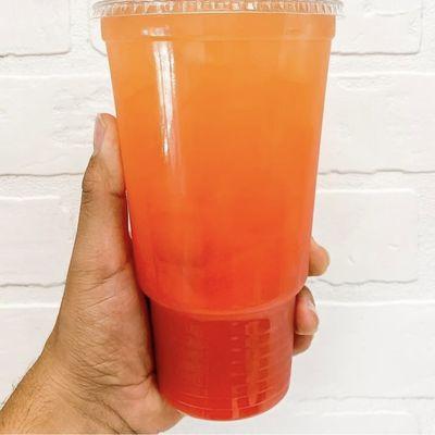 Energizing Peach refresher