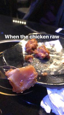 Raw chicken karage