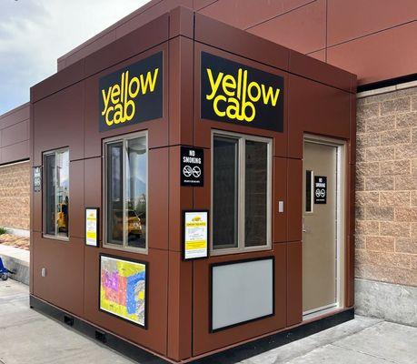 Yellow Cab Utah at A9 at Salt Lake International Airport. Easy access, and 24/7 service including ADA Accessible vans.