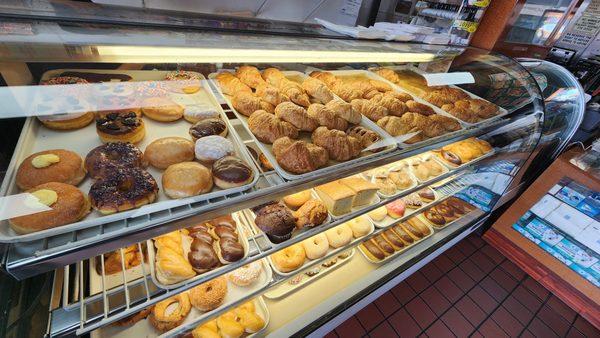 Big variety of doughnuts