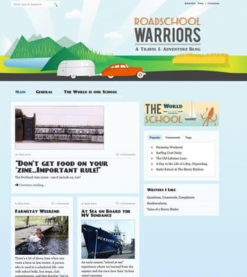 Sister Blog to World is our school - Roadschool Warriors