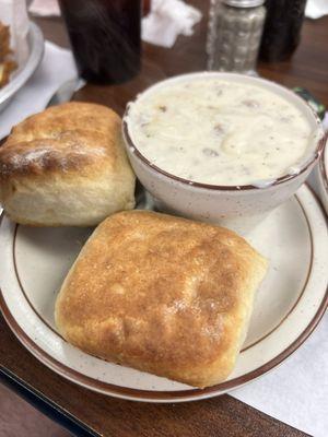 Biscuits and gravy