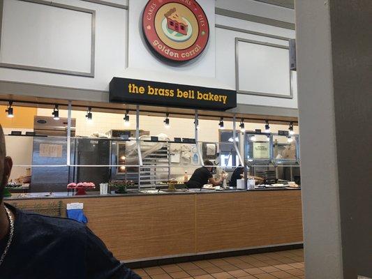 The bakery counter