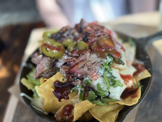 Brisket nachos