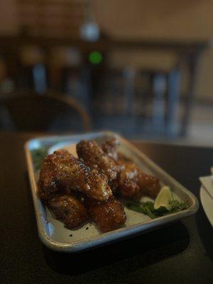 Sweet Chili Chicken Wings with Dynamite Sauce