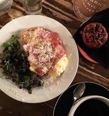 Prosciutto Steamed Eggs