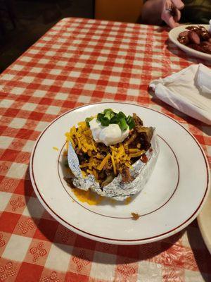 Loaded brisket potato