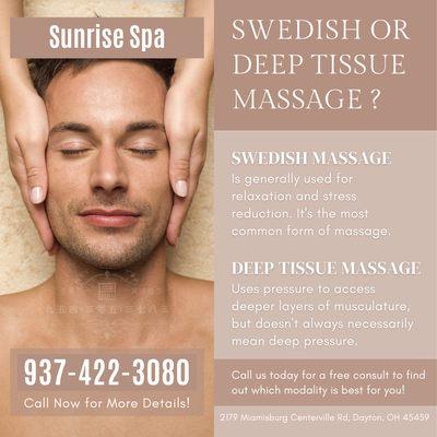 Sunrise Spa
 2179 Miamisburg Centerville Rd, Dayton, OH 45459
 Call us at 937-422-3080