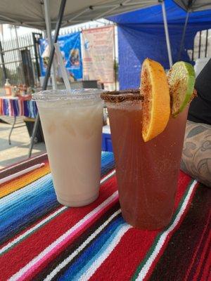 Horchata & michelada