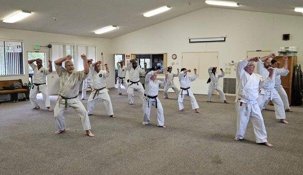 Heian Nidan at our Saturday Practice location