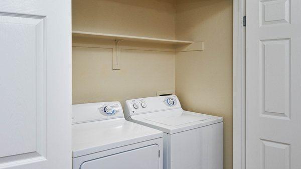 In-Home Washer and Dryer