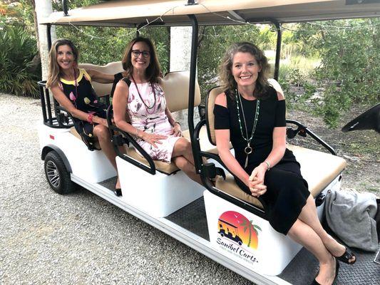 The best way to travel around Sanibel Island: our solar-paneled, electric golf carts are eco-friendly and fun.