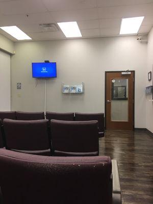 Inside the waiting room in Jefferson dental