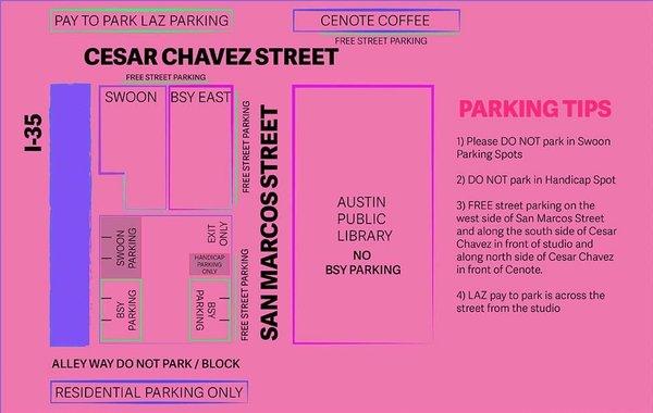 Parking rules from the website