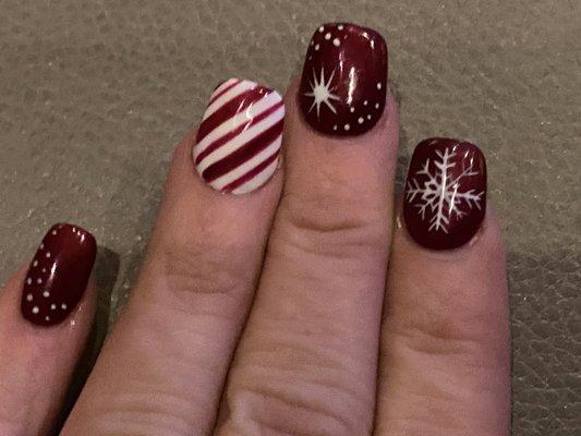 Christmas Nails by Whitney