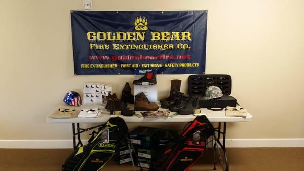 Golden Bear's 10th anniversary prize table