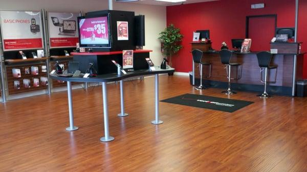 Inside of our Brand New Store -- Come check out our LOW prices on Cell Phones & Mobile Internet Services!