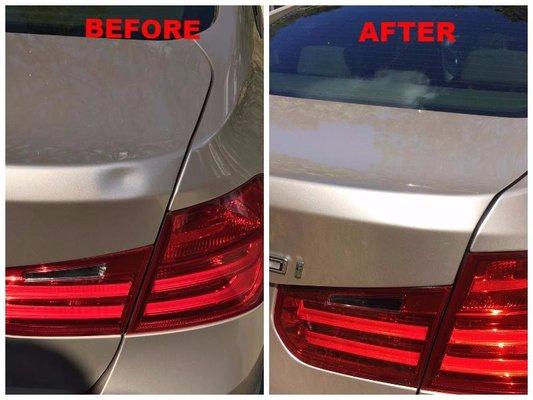 2014 BMW320i with dent removed