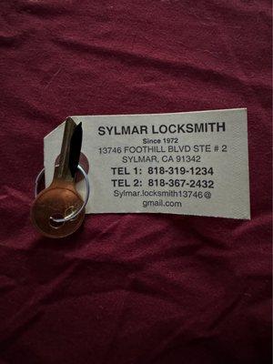 Sylmar Lock & Key & Locksmith