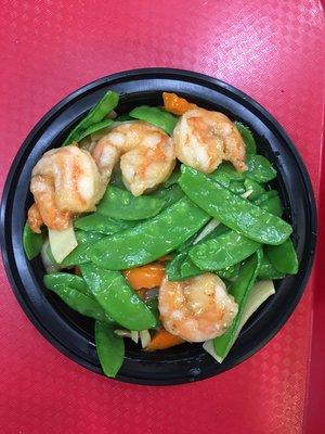 Shrimp with Snow Peas