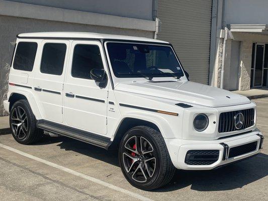 Mercedes Benz G63 Wagon with XPEL paint protection film.