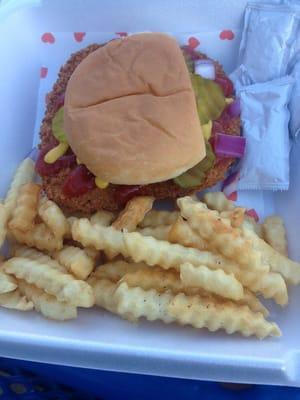 Tenderloin and a side of fries