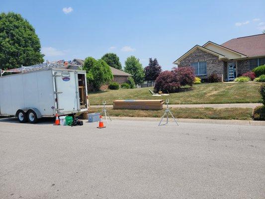 New 6" Gutters in Mooresville, IN