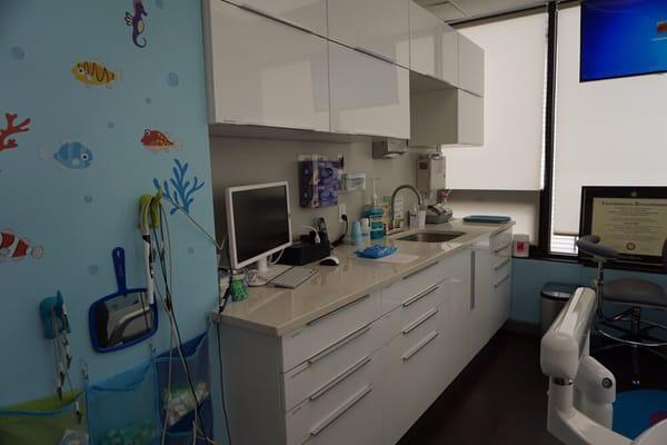 A look into the Pediatric Dentist's room